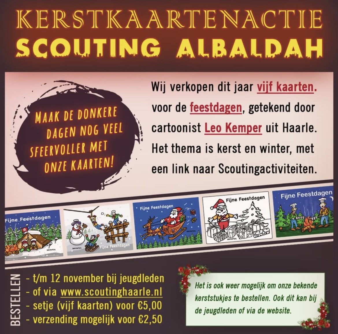 #Scouting #Albaldah #kerstkaarten KOPEN