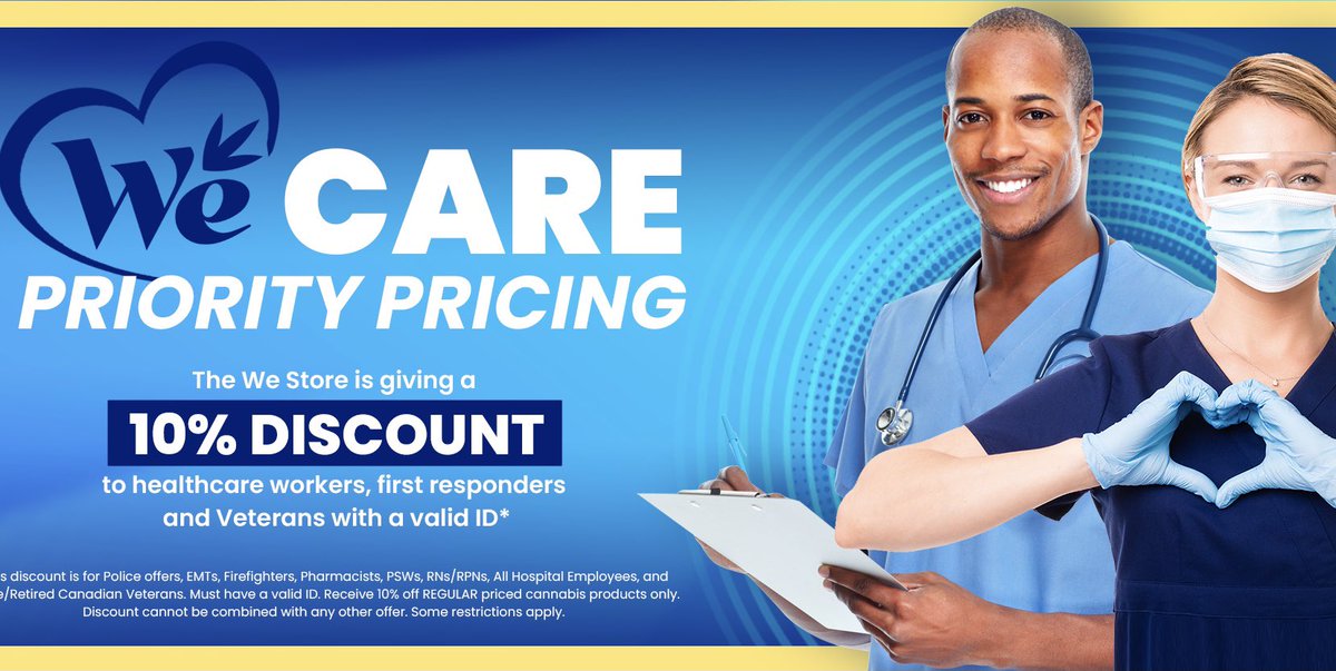 Priority Pricing Discount provides First Responders, Healthcare workers and Veterans supporting our communities with 10% off their purchase. 

#healthcare #police  #veterans #yqg #shopck #windsoressex #psw #support #local #windsorregionalhospital #military #discount