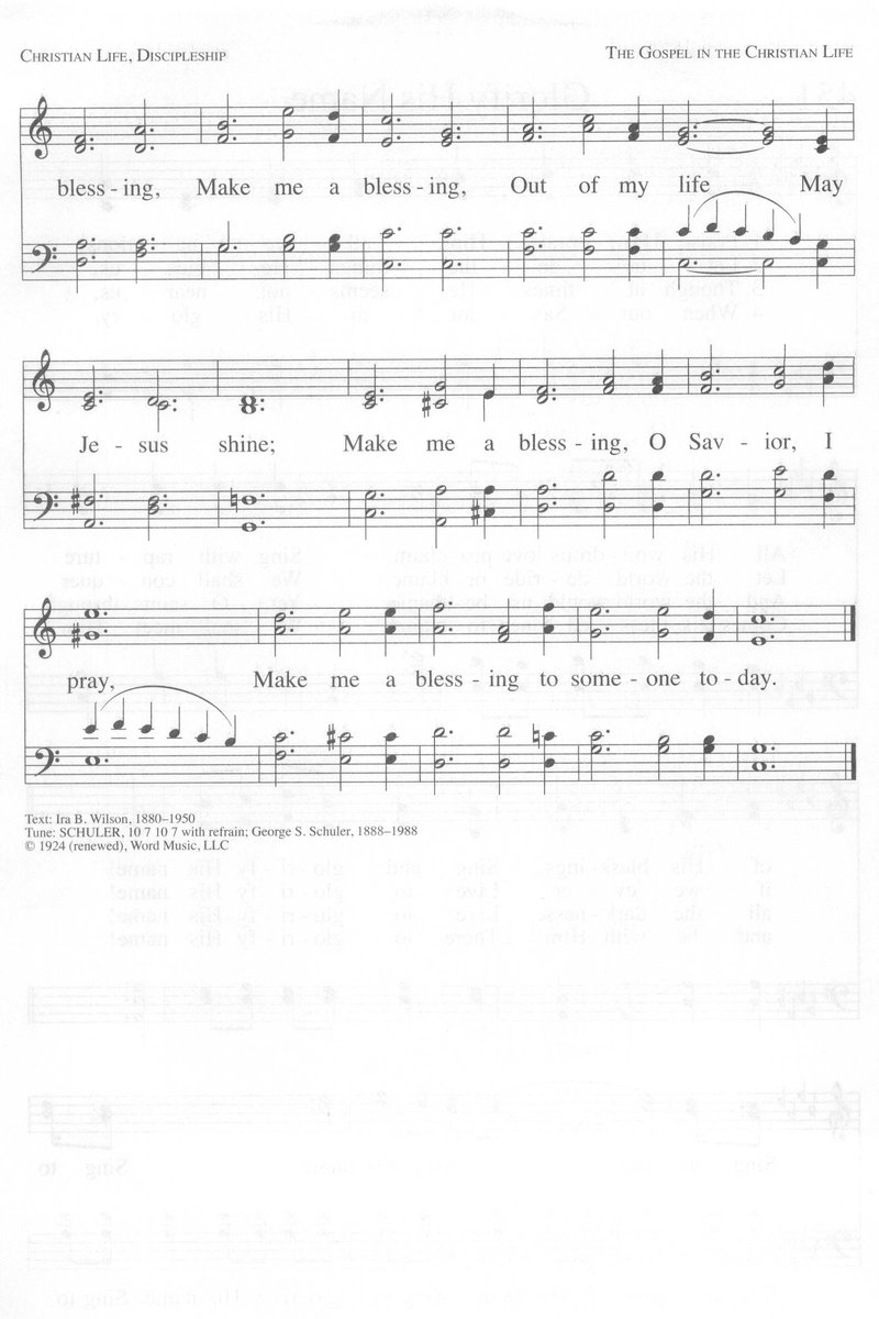 HymnTalk's tweet photo. Make Me A Blessing by George S Schuler and Ira B Wilson.  The music is just FULL of interesting chords and melodic features. Do you know this song? Give Ep 42 a listen to hear all about it! #hymntalktwintalk #makemeablessing #musicalnerdmoment #beablessing https://t.co/v0FoGVUUVw