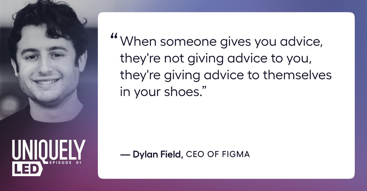 LatticeHQ's tweet photo. Watch ep. 1 of the #UniquelyLed series with @zoink of @figmadesign speaking to @jaltman on what it means to give and receive advice ➡️ https://t.co/pPlxocqoFi. https://t.co/Yqu2wEtDp4
