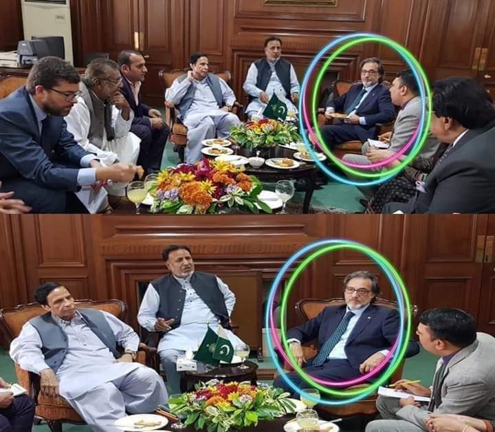 خاتون اول کا وڈا کھسم کوئی وزیر ھے یا حکومتی نمائندہ ھے ؟ یہ کس حیثیت سے چغلیاں کر رہا ھے ؟