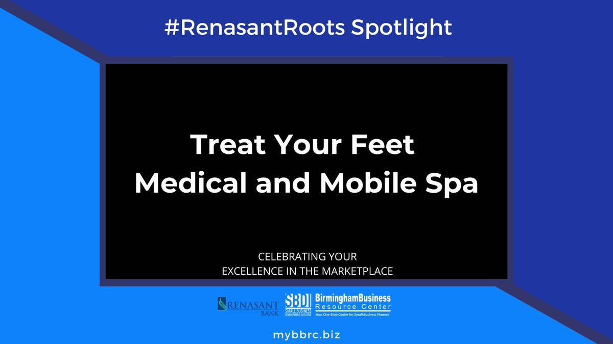 mybbrcbiz's tweet photo. #RenasantRoots Spotlight:  Treat Your Feet Medical and Mobile Spa focuses on the health and wellness of your feet. They specialize in clients who are diabetic, fearful of regular salons, elderly, at-risk, and regular foot care maintenance. 

#myBBRC #smallbusiness https://t.co/joss9L652n