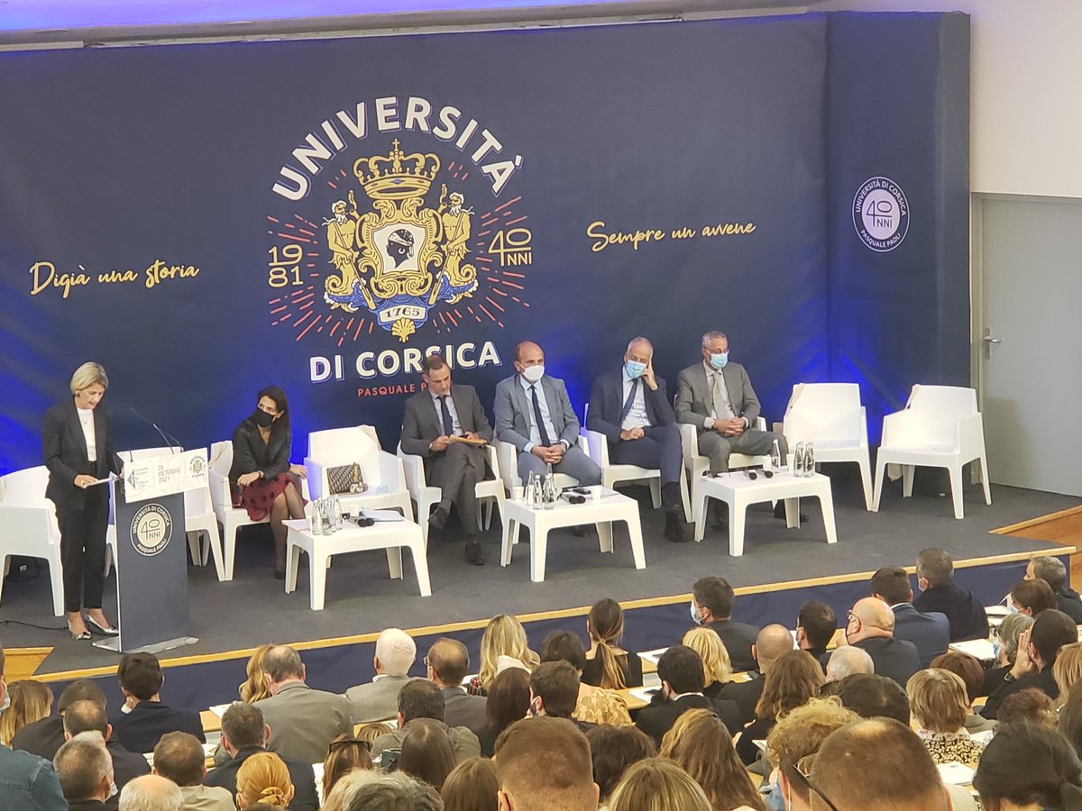 umrlisa's tweet photo. Discours d'ouverture de la commémoration des 40 ans de l'#univcorse.
Digià una Storia. Sempre un avvene
#dr12_cnrs #umrlisa #CNRS #M3C #inshs #bdlc #fllashs #40years #40thbirthday #40ans #40anni https://t.co/6370Yh6j4g