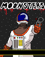 Dam_Studios's tweet photo. New loader for our game "Moonsters", coming soon on November. #promo #CPCRetroDev #UAGames #Amstrad #AmstradCPC #RetroGame #IndieDev https://t.co/QOPXrLYijp