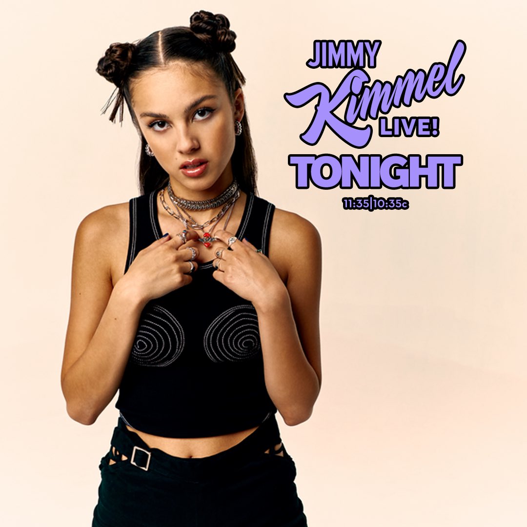 Jimmy Kimmel Live on Twitter: ".@Olivia_Rodrigo tonight!!!! 🦋 ☀️ 🌸