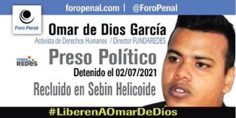alfredoromero's tweet photo. #26Oct Hoy en la mañana fueron Excarcelados, con presentación periódica ante tribunales cada 8 días, Omar de Dios García y Rafael Tarazona de Fundaredes. Javier Tarazona se mantiene privado de libertad en el Helicoide. https://t.co/yg7G0K73Z4