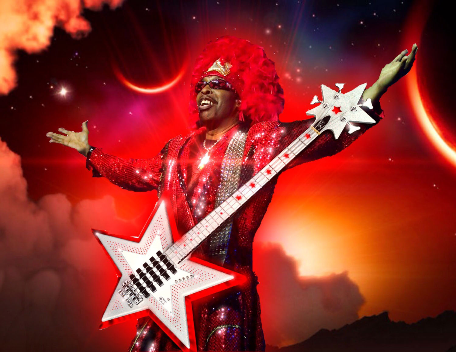 Happy 71st birthday to Bootsy Collins! 