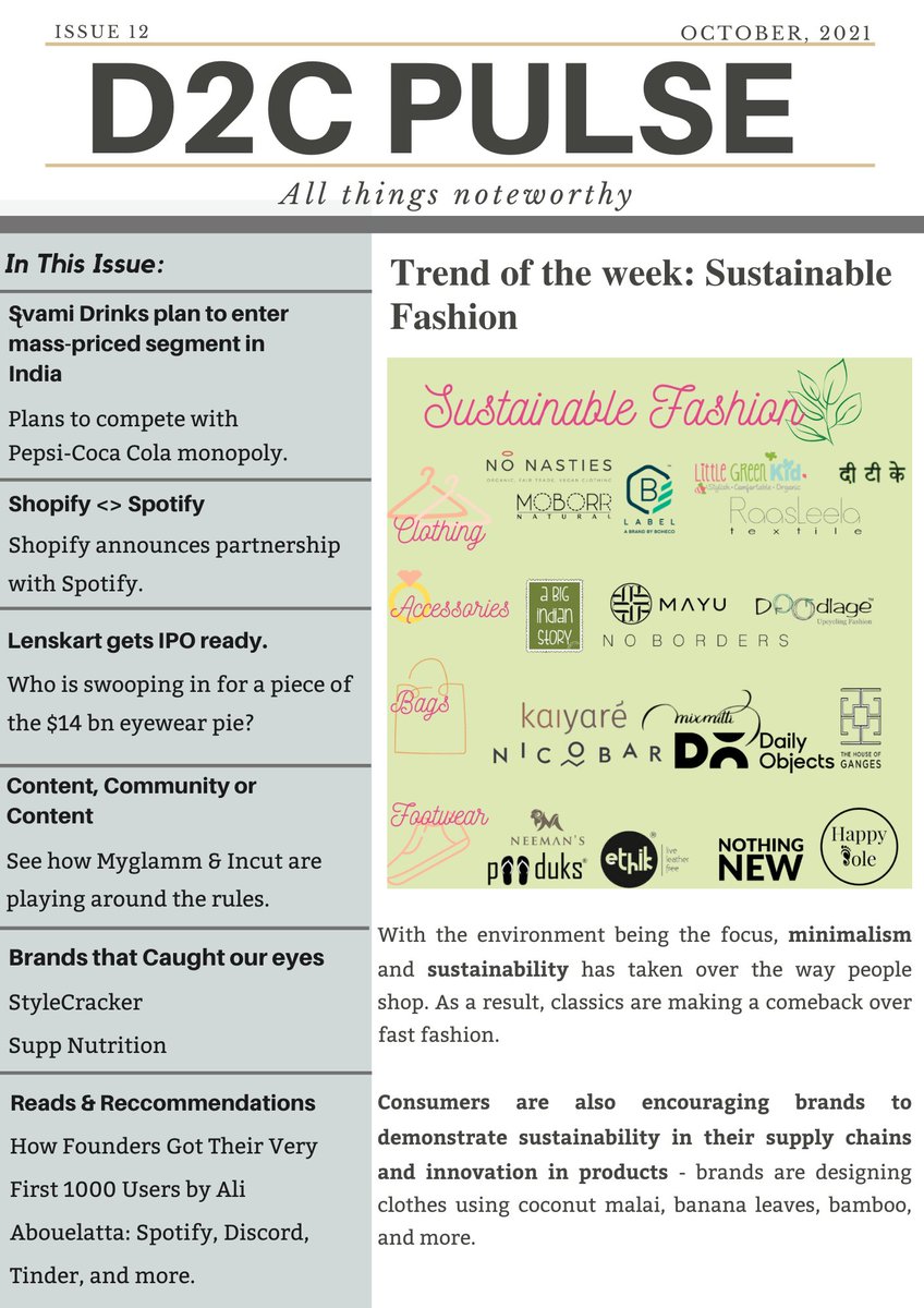 GlobalbeesB's tweet photo. What made headlines this week?
Catch the most important news & insights from the e-commerce space to jump-start your day with D2C pulse!
For more: https://t.co/I2B3NIWS0j
#GlobalBees #D2CPulse #GlobalBeesPulse #ecommerce #startup #newsletter #growth https://t.co/uUNKiW2bCq