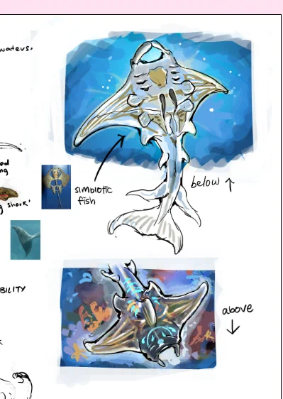 drawing ugly manta hybrids 