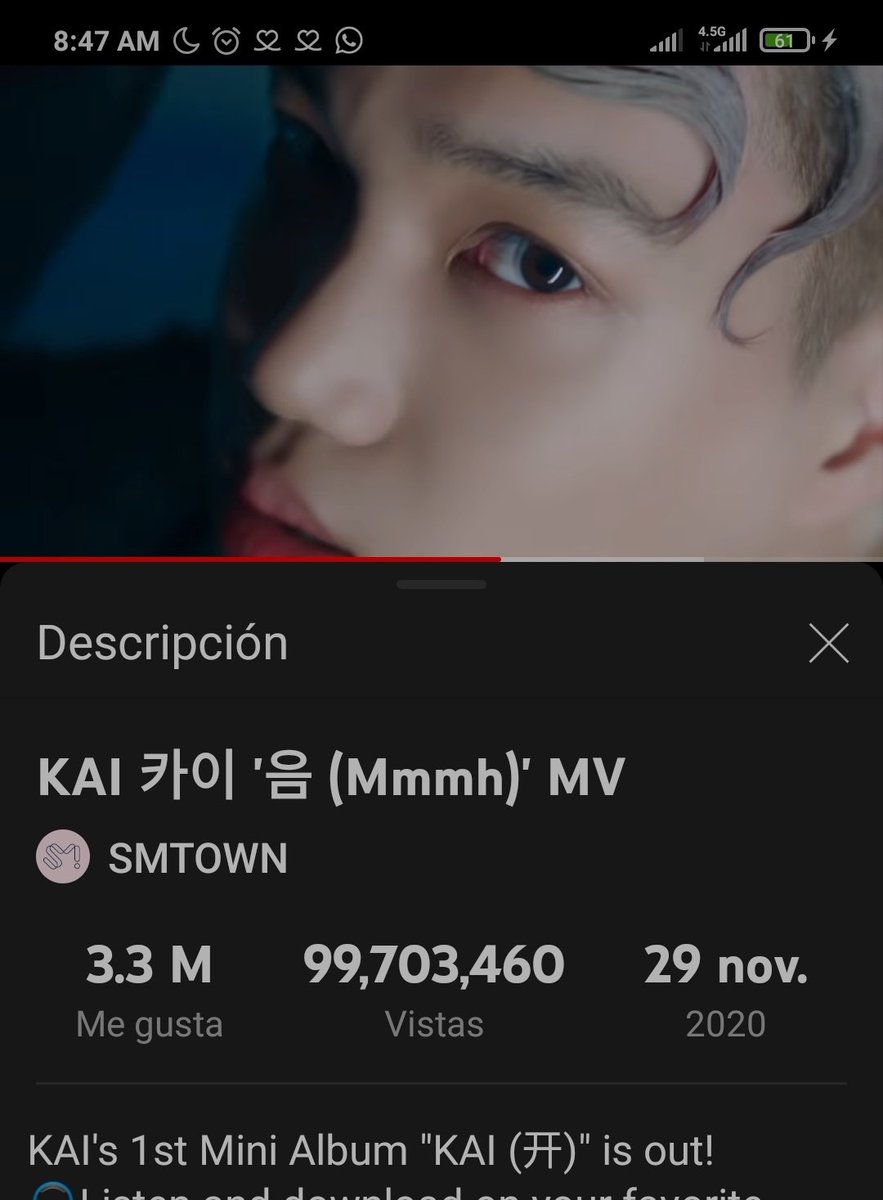 maribexol's tweet photo. Falta muy poquito 💪
#KAI_IS_COMING #HumanGucci #KIMJONGIN @weareoneEXO https://t.co/XMxgi1ahiD