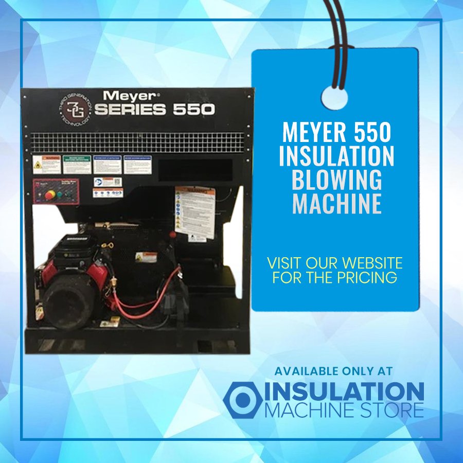 insulation_ms's tweet photo. Our Meyer 550 with 3G technology is a step-up to a contractor level insulation blowing machine. Use it as your start-up machine, a backup, or to expand your retro-fit business.

#meyermachine #versavac #meyer550 https://t.co/Z36tRAtf9s