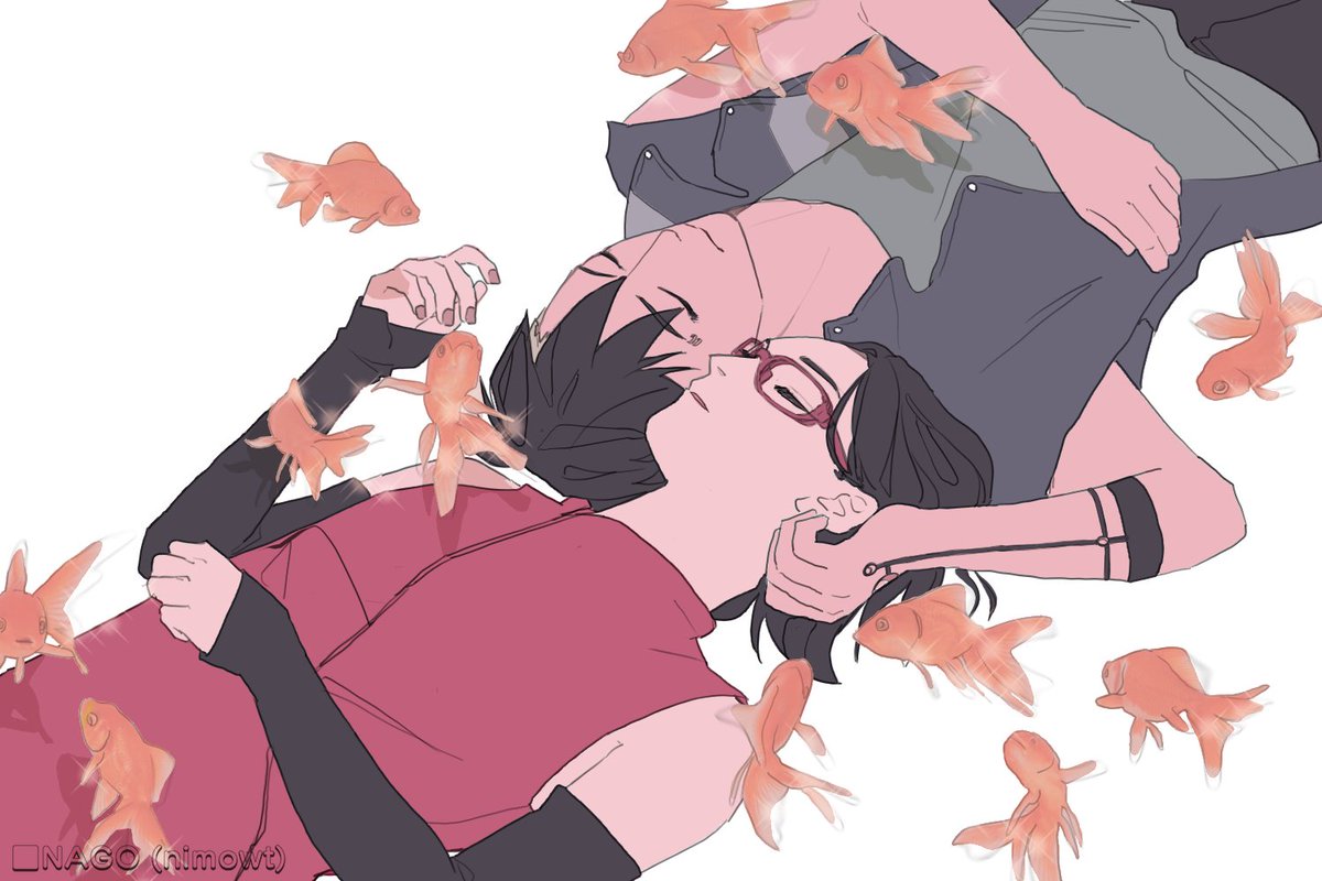 shtnasyrhc's tweet photo. Day 1 ▪︎ goldfish dream
#kawasaraweek2021 #kawasara https://t.co/7UdTTjbmfo