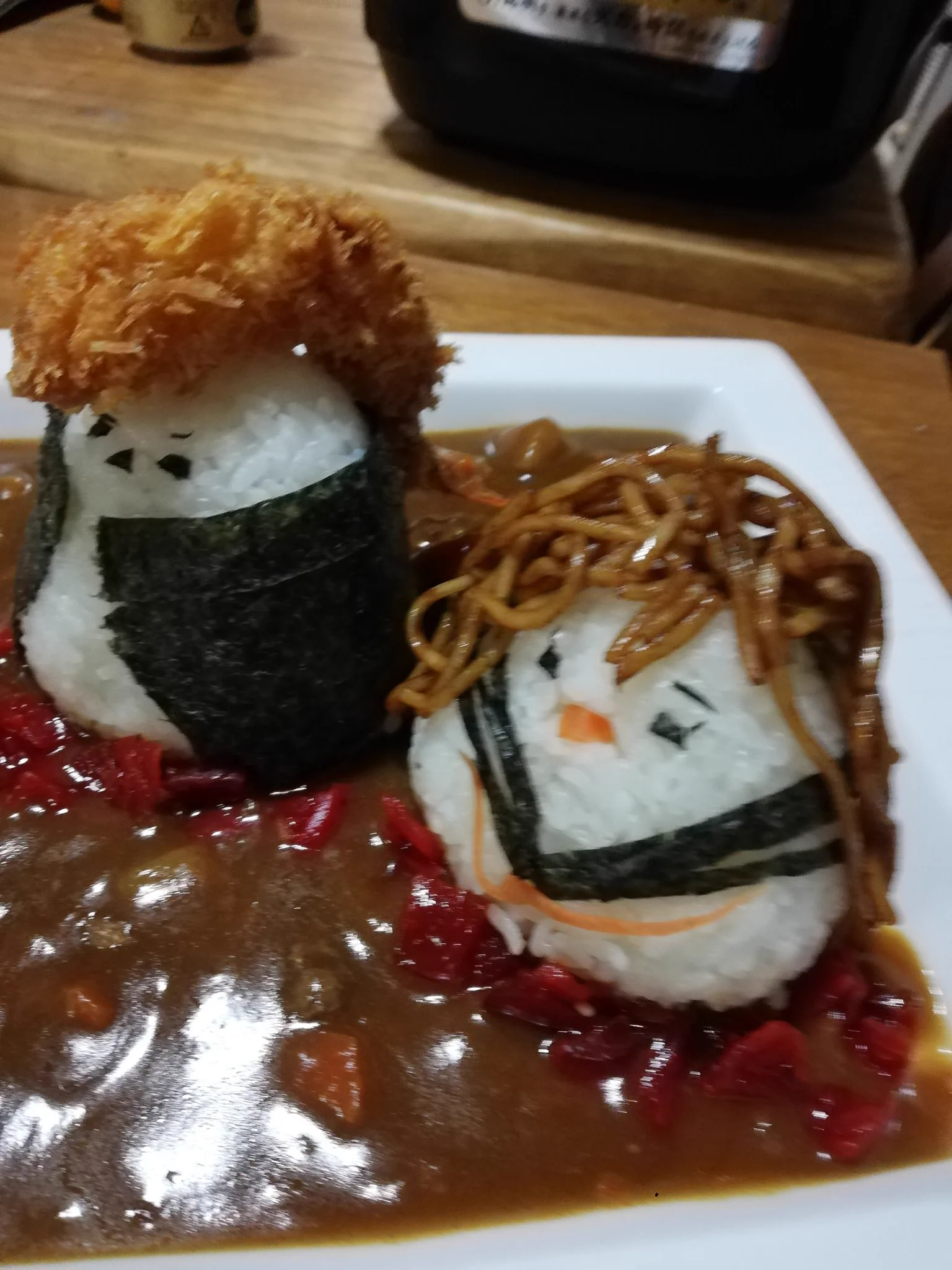 @daily_simaenaga あんまりにも可愛いくて衝撃を受けたので…夕飯にパクりました。ついでにスケバンガールも…。幸せを有難うございます🤣 