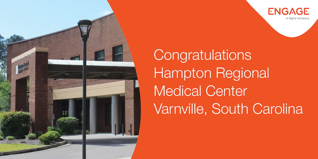 Engage, a Tegria company, congratulates Hampton Regional Medical Center in Varnville, SC on their successful Go-LIVE of MEDITECH #Expanse October 1, 2021.  bit.ly/3nv5NhN