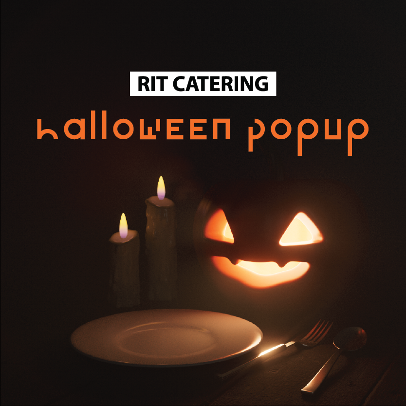 Stop by the RIT Catering Halloween Popup for a spooky treat today in the Student Alumni Union lobby from 4:30-6:30 p.m. Check the link for the details: linktr.ee/ritdining?utm_….