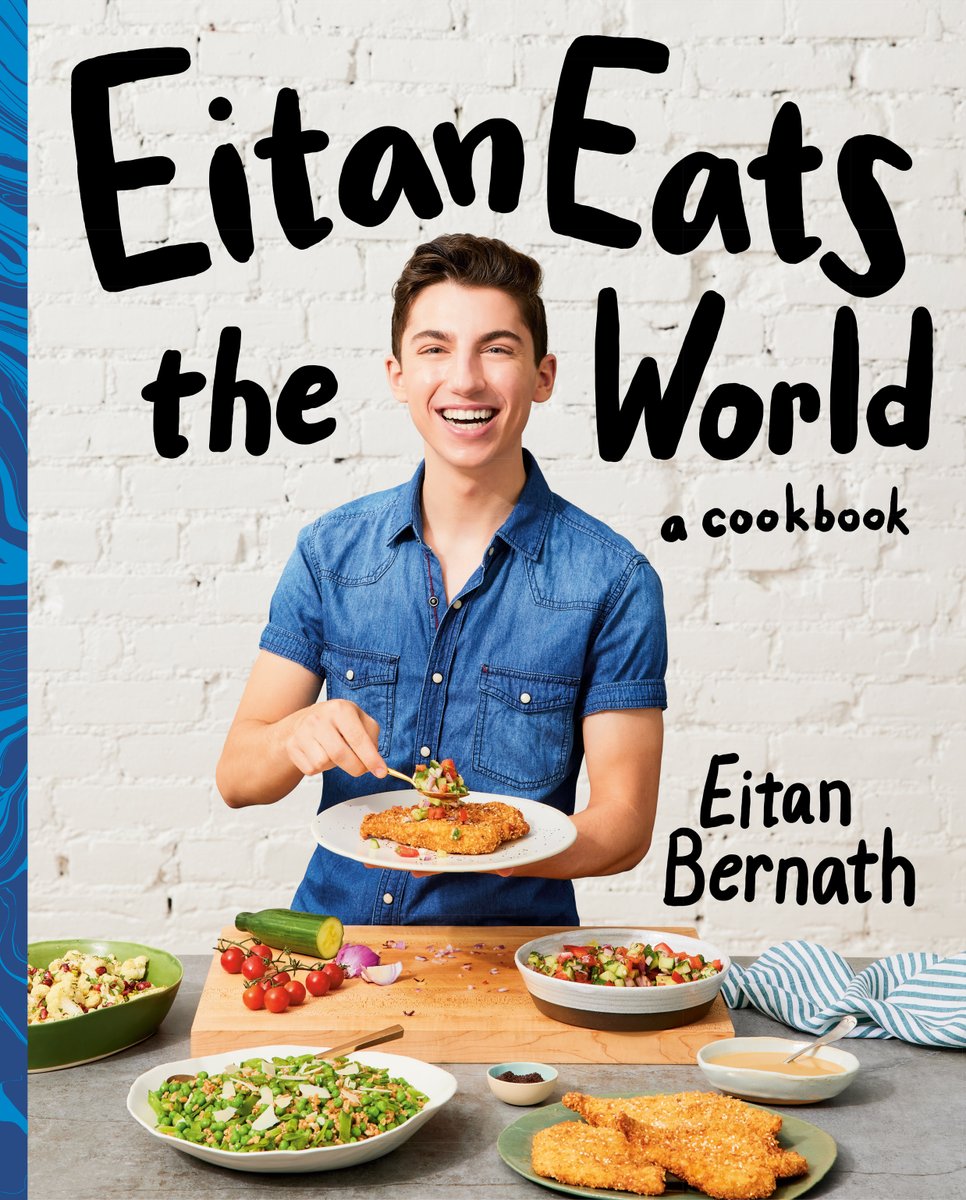 thekitchn's tweet photo. "'Eitan Eats the World' is me trying to get my audience and the readers to learn about the world through eating as well, and take them along on that journey with me," says TikTok star @EitanBernath of his NEW cookbook! Read @kesi_p's exclusive interview: https://t.co/vxEtS6MOZC https://t.co/CFwqbtiTRl