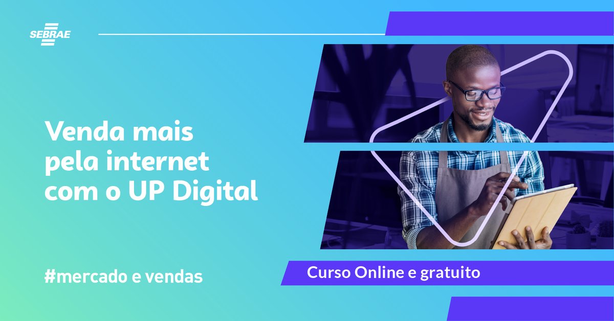sebrae's tweet image. Se você busca melhorar a presença digital do seu negócio, o Sebrae tem o curso perfeito para a sua empresa: o Up Digital Marketing. Acesse sebrae.com.br/updigital e garanta a sua vaga. #CursoSebrae #Capacitação #UpDigitalMarketing