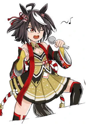 マジカルドローで描いたウマ娘らくがき 