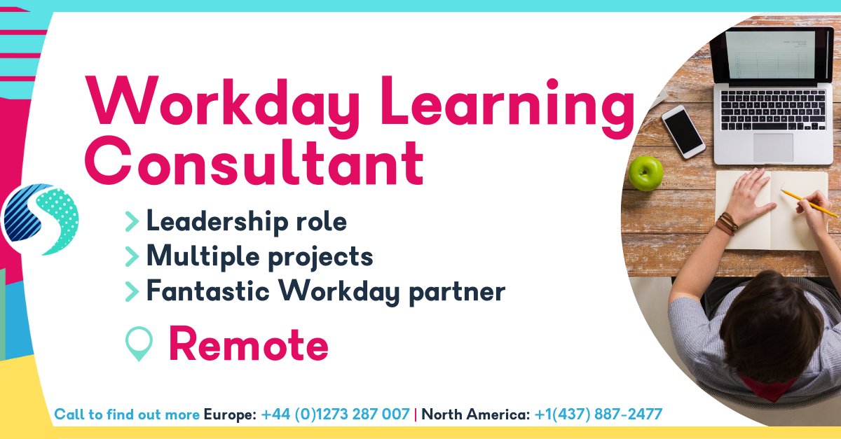 SkillsearchIT's tweet image. Are you an expert in #WorkdayLearning and like the sound of taking on a new challenge at a thriving #Workday partner? Check out this fully #remote role now!

#WorkdayConsultant #WorkdayJobs #RemoteJobs skillsearch.com/vacancy/workda…