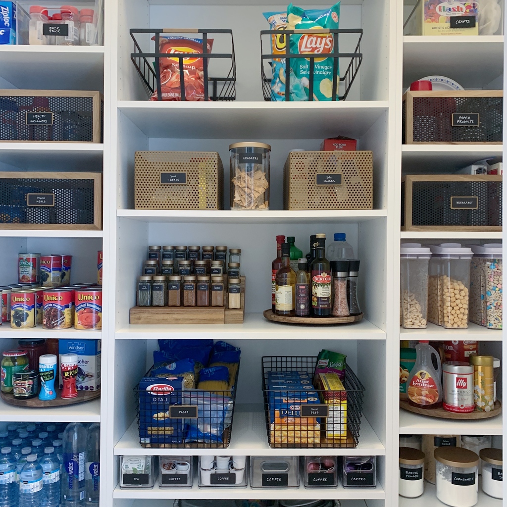 Major bonus points if you can tell us where this NEAT pantry is located. Look closely. Any guesses?