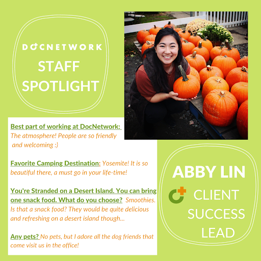 SchoolDoc's tweet photo. Today we are shining the Staff Spotlight on Abby Lin! Abby is a burst of sunshine on our Client Success team. She practices extreme attention to detail and a natural desire to help those around her. 

#StaffSpotlight #DocNetwork #SchoolDoc #ClientSuccess #PlantLover #SummerCamp https://t.co/ZToCwVuwKr
