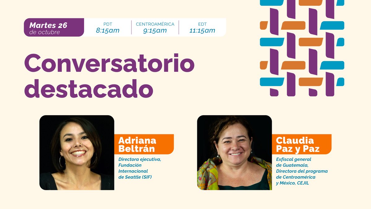 SeaIF's tweet photo. ¡Llegó el día! ¡Hoy comenzó el #CADF2021!

El XI Foro Centroamericano de Donantes abordará las "Alianzas para sanar y reconstruir" y llevará a cabo más de 50 sesiones a lo largo de tres días.  ¡Aún estás a tiempo de unirte!

TICKETS 🎟y agenda: https://t.co/KZZeKexYl1 https://t.co/ICyvCR8zLE