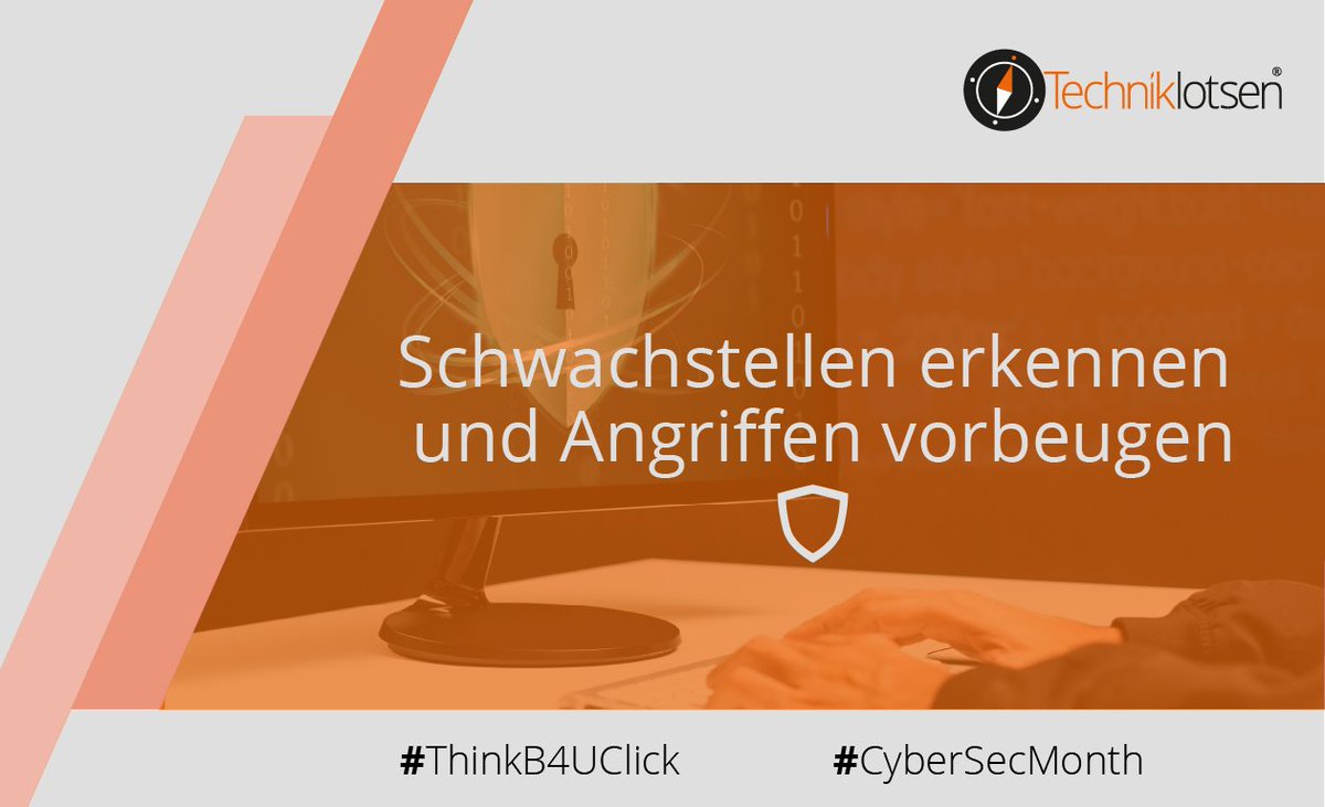 Ein weiterer Beitrag im European Cyber Security Month zum Thema "Schwachstellen erkennen und Angriffen vorbeugen".
mehr erfahren unter:
techniklotsen.de/2021/10/26/sch…
#techniklotsen #sicherheit #ThinkB4UClick #CyberSecMonth #cybersecmonth2021 #security #cybersecurity #pentesting #hacker