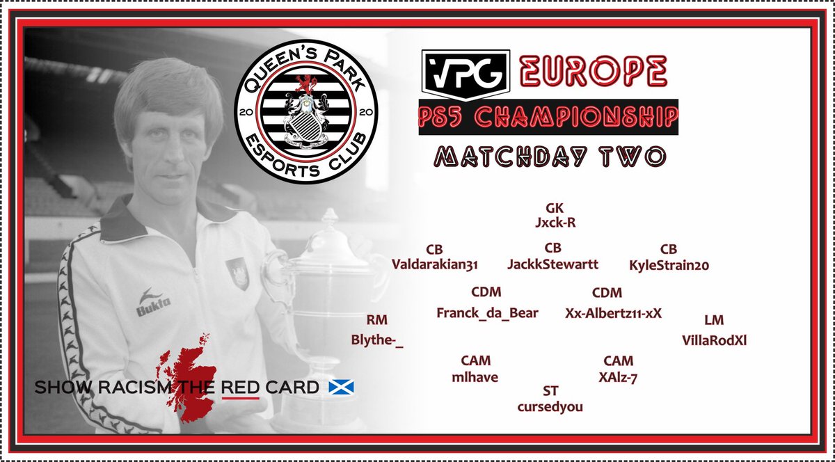 Our TS’s for our games in VPG EN and EU leagues tonight.