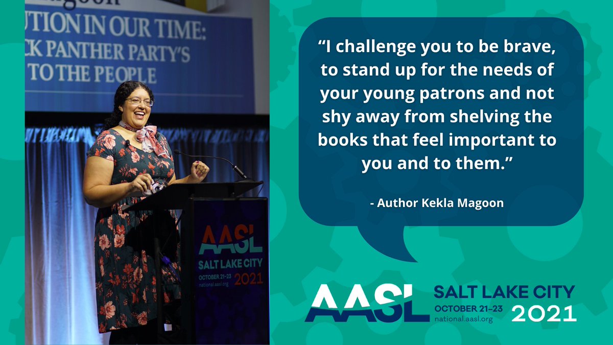 Overheard at #AASL21...