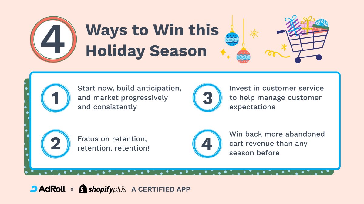 Ho-ho-how not to get coal in your carts this year 🪨🛒 🛍️ 🎄

Want more tips for this year's upcoming #BlackFriday and #CyberMonday? 👇 

Here are 6 key strategies for @ShopifyPlus merchants: ➡️ bit.ly/3mgoW7Z

#D2Cmarketing #ecommerce #holidaytrends #shopifyplus