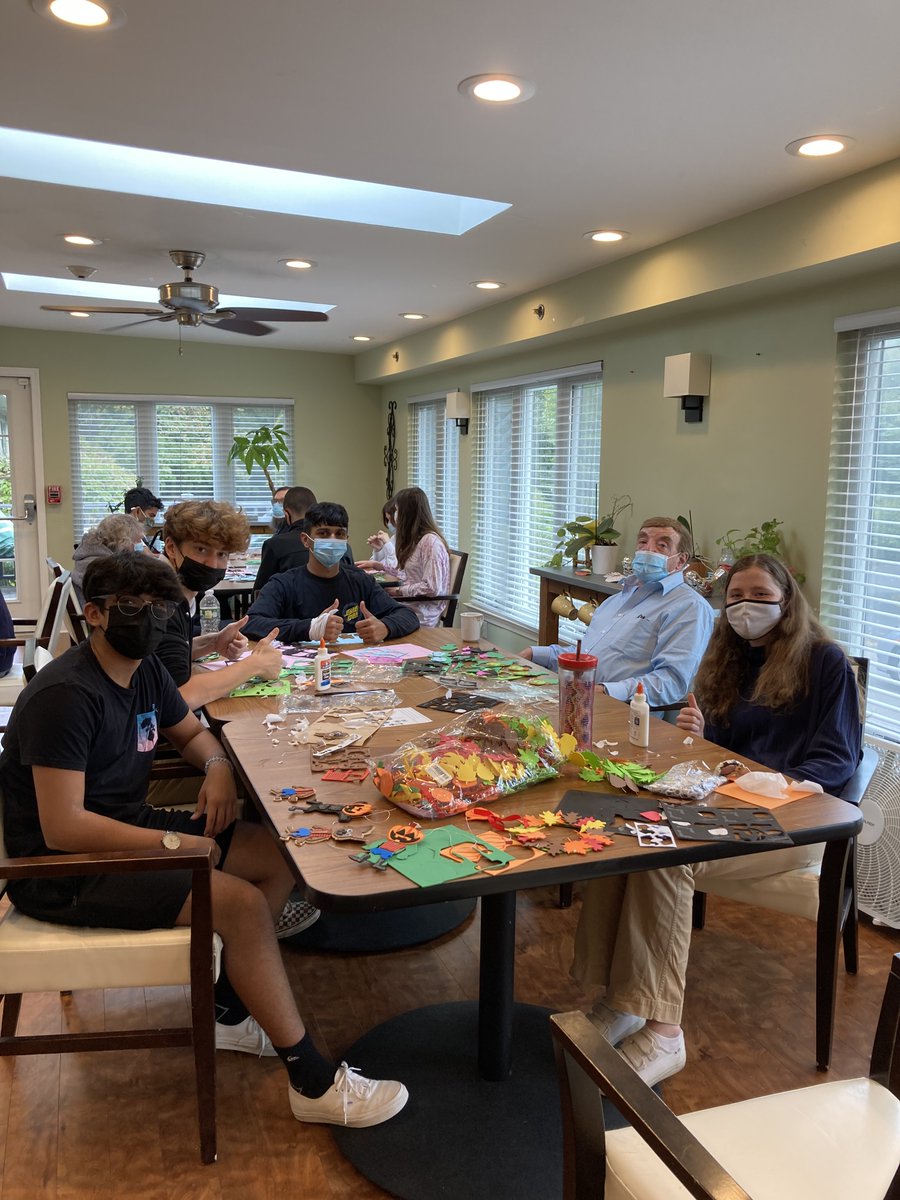MC_AAHS's tweet photo. Public health students making Halloween ornaments at ONORA https://t.co/yak1fsUUWo