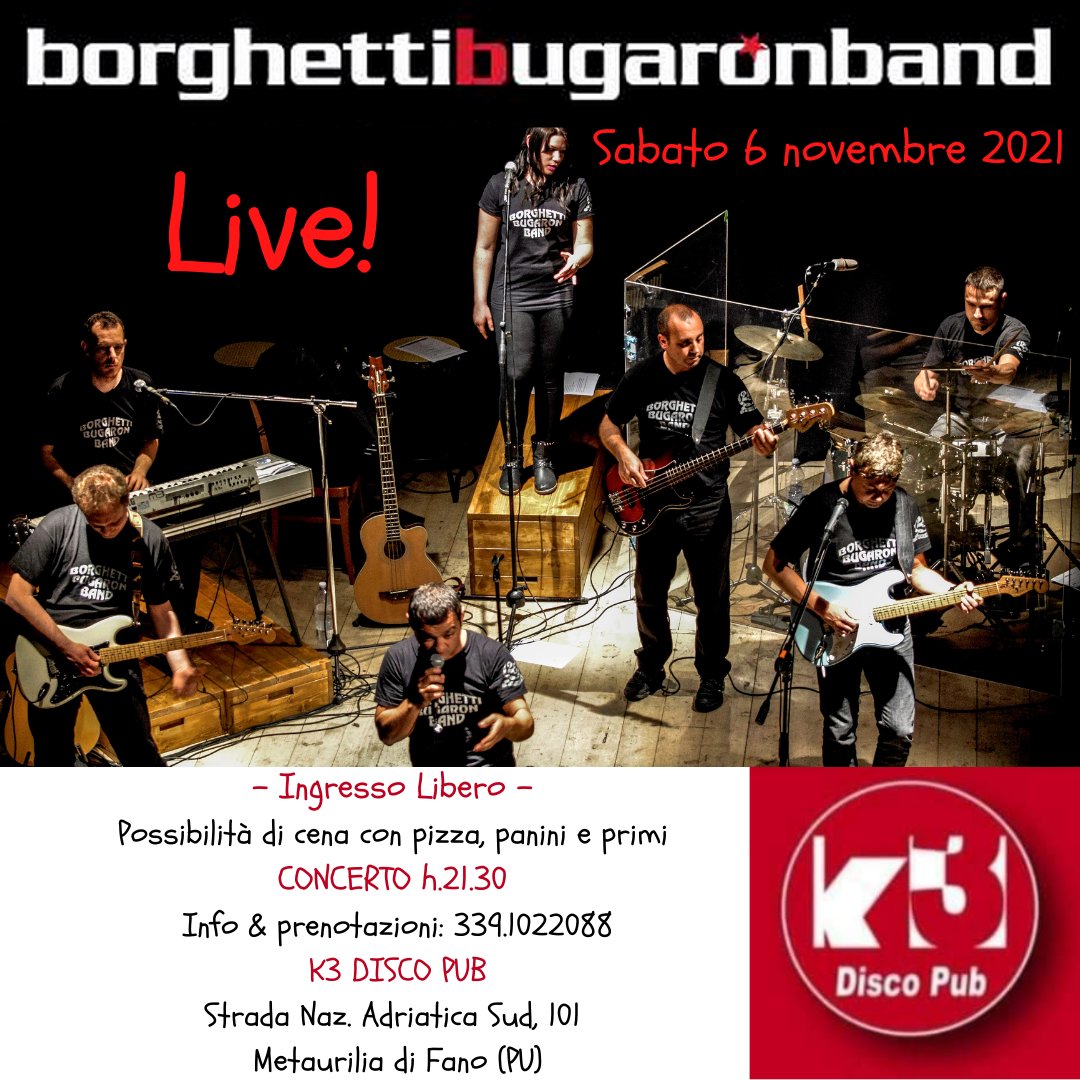 BugaronBand's tweet photo. Il prossimo #concerto live a #Fano con i Bugaron! Tenetevi liberi! 😱🔝😀🔊 https://t.co/V1Zu0KtVKs