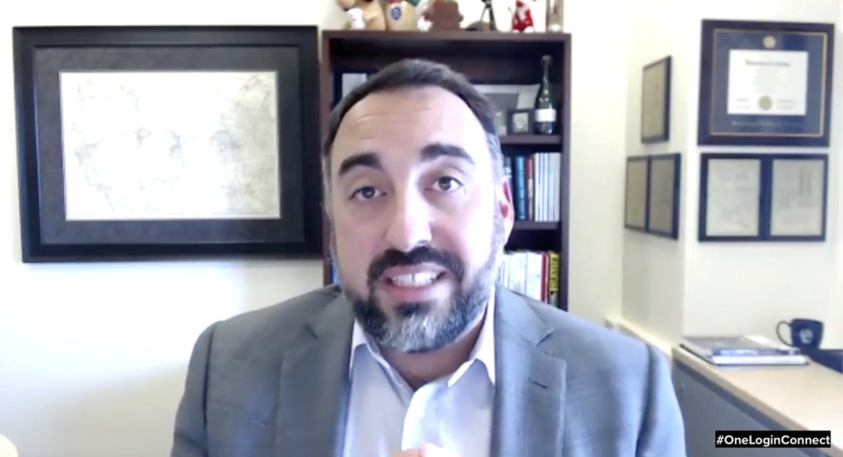 OneLogin's tweet photo. "Ransomware has been a huge deal for years. How well did most of those thousands of companies handle these intrusions?"

An important question from @AlexStamos, Director of the Stanford Internet Observatory &amp; Partner at Krebs Stamos Group. #OneLoginConnect https://t.co/YHxvuKfG0t