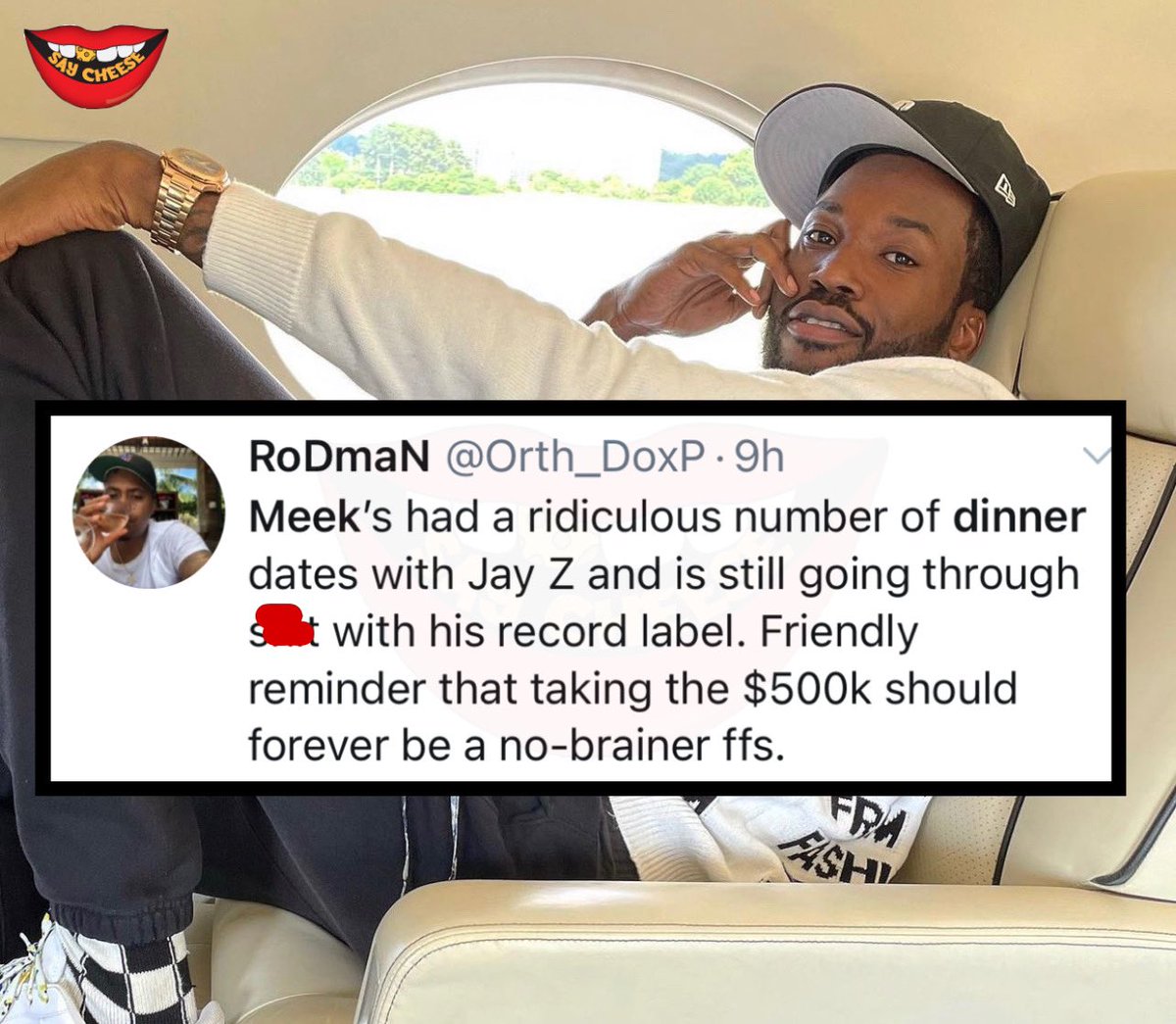 SAY CHEESE! 👄🧀 on X: people on Twitter react to Meek Mill giving a group  of kids selling water $20 to split. thoughts?  / X