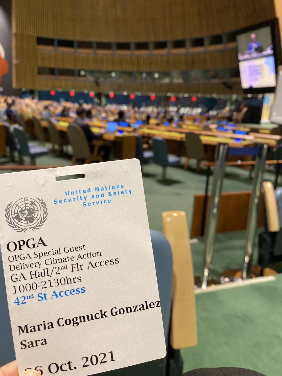 SaraCognuck's tweet photo. Previo a la #COP26 voy a moderar el panel “Bridging the Gap to the 1.5 Degrees Target” como parte del evento convocado por @UN_PGA “Delivering climate action: for people, planet and prosperity”. 

@UNICEF @uniceflac https://t.co/iMzf0IGXyX