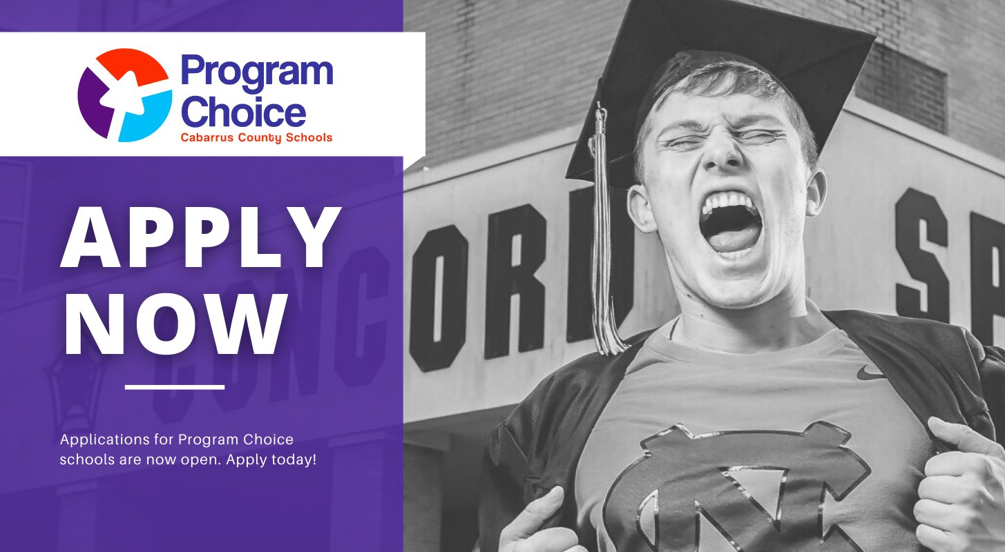 Cabarrus Co. Schools on X: "Interested in a school that offers an IB, STEM,  Spanish immersion, Virtual Academy, or balanced calendar program (to name a  few) for the 2022-2023 school year? APPLY