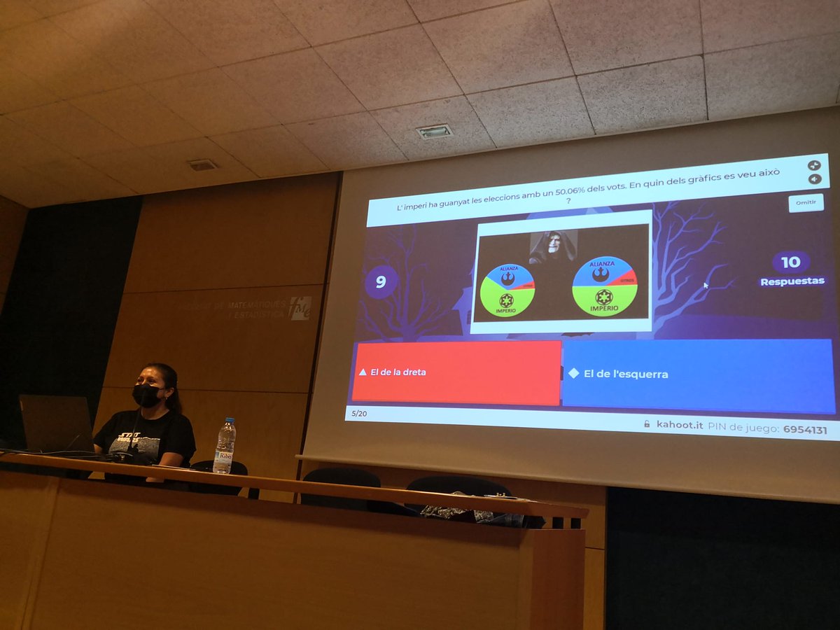 Hemos compartido un ratito con alumn@s de <a href="/ISedeta/">Institut La Sedeta</a> en el taller <a href="/StatWarsEs/">Stat Wars</a> #elimperiodelosdatos <a href="/FME_UPC/">Facultat de Matemàtiques i Estadística - UPC</a> #TallerStatWarsFME, ha habido estimaciones <a href="/saratousbel/">Sara Tous Belmonte</a>, cine <a href="/dfdez23/">Daniel Fernández</a>, un concurso <a href="/AlarconYovi/">Yovaninna Alarcón</a> y #mucha estadística! #Gracias <a href="/socestadistica/">socestadistica</a>
<a href="/GRBIO_BCN/">GRBIO</a> <a href="/FME_UPC/">Facultat de Matemàtiques i Estadística - UPC</a>