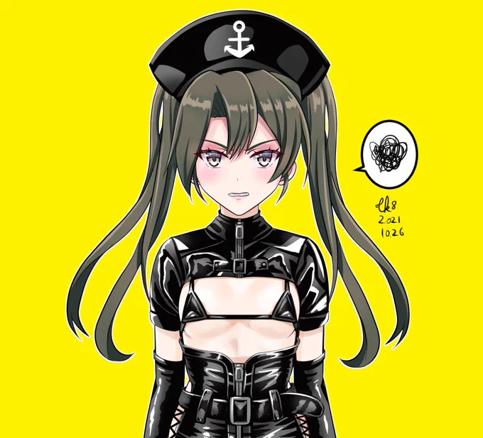 想定外のハロウィン衣装を着てしまった瑞鶴(加賀さんのミス)#艦これ #艦これ版深夜の真剣お絵描き60分一本勝負
#艦これ版真剣お絵描き60分一本勝負_20211026 https://t.co/ELWsbkGnFC 