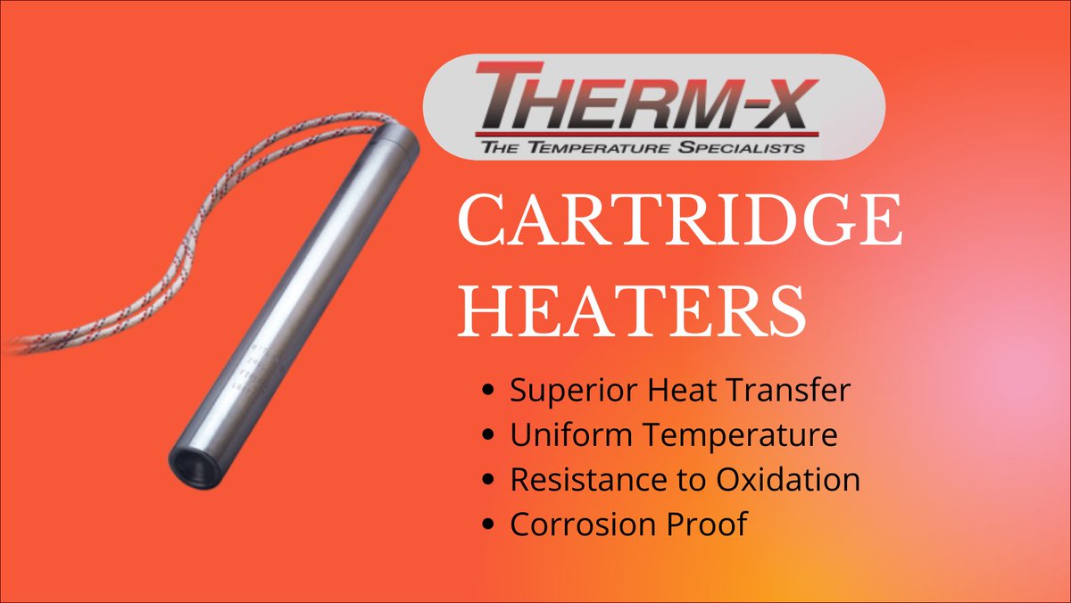 Our cartridge heaters provide superior heat transfer, uniform temperatures, resistance to oxidation and corrosion and a long life even at high temperatures.
bit.ly/3bdvm16
#cartridgeheater #heat #heaters
