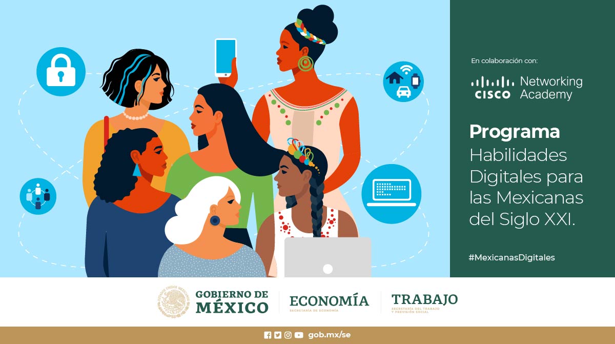 ✅Regístrate al curso #MujerConectada para ampliar tu comprensión de Internet, las computadoras y los medios sociales, que te ayudará a elevar tus capacidades digitales.

Es gratuito y puedes inscribirte si eres mujer a partir de 16 años.

📲 mexicanasdigitales.mx