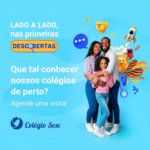 Brasilfabr1's tweet photo. No Colégio Sesc, a gente acredita que resultados de encher os olhos vêm da soma: escola + aluno + família! 🤝 De outubro a dezembro, abriremos as portas para receber você e seu filho para uma visita especial. 
Confira em @SescBrasil @sescmg #fabr #mgflhinova #parceiro #sescmg #mg https://t.co/aPbMR83n5l
