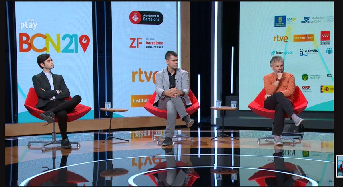 UNWTOAcademy's tweet photo. . 🪄#FutureOfTourism Summit
Thanks for joining the @rtve panel The Role of innovation 📸👇

Carlos Sánchez @Mystreebook
Pere Rubies @growproexp 
Iñaki Arredondo @madpixelfactory 
Juan Vicen @Zeleros
Pablo Lopez @discover_must 
Octavi Uya @nautalux @NataliaBayona 
@aleadershiporg https://t.co/gz8sBDQ8jG