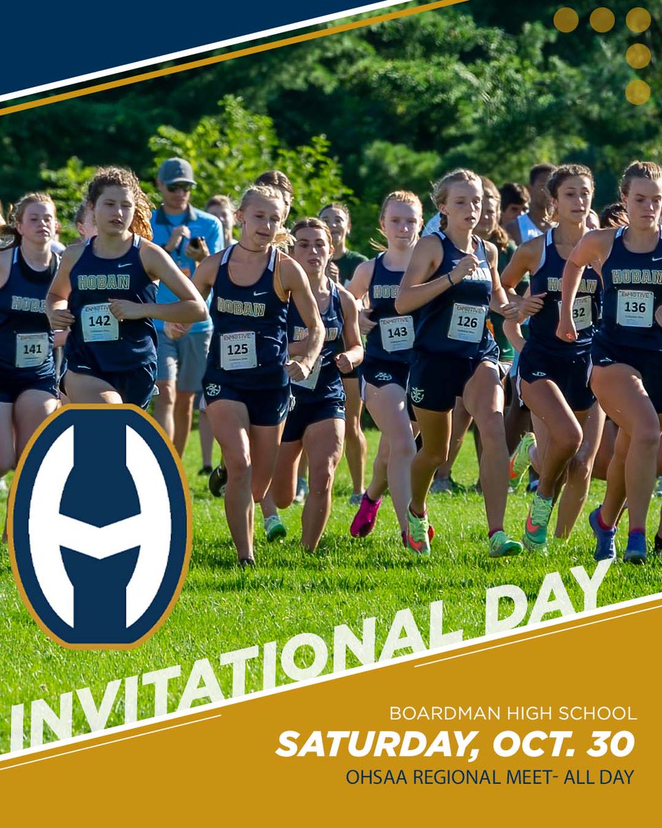 Hoban Athletics (@hobanathletics) on Twitter photo INVITATIONAL DAY -
<a href="/XC_hoban/">Hoban Cross Country</a> participates in the <a href="/OHSAASports/">OHSAA Sports</a> Regional Meet today at Boardman High School. #GoKnights INVITATIONAL DAY -
<a href="/XC_hoban/">Hoban Cross Country</a> participates in the <a href="/OHSAASports/">OHSAA Sports</a> Regional Meet today at Boardman High School. #GoKnights