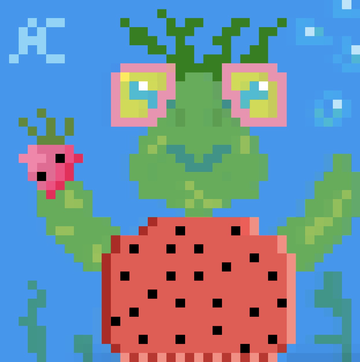 ExiomTurtle's tweet image. Exiom Turtle Collection are 13 unique turtles that have been hand pixelized!