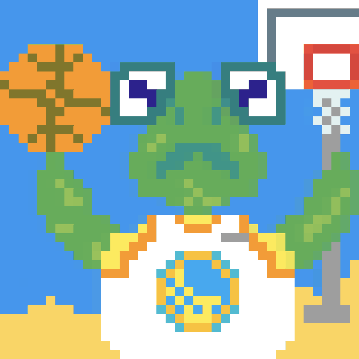 ExiomTurtle's tweet image. Exiom Turtle Collection are 13 unique turtles that have been hand pixelized!