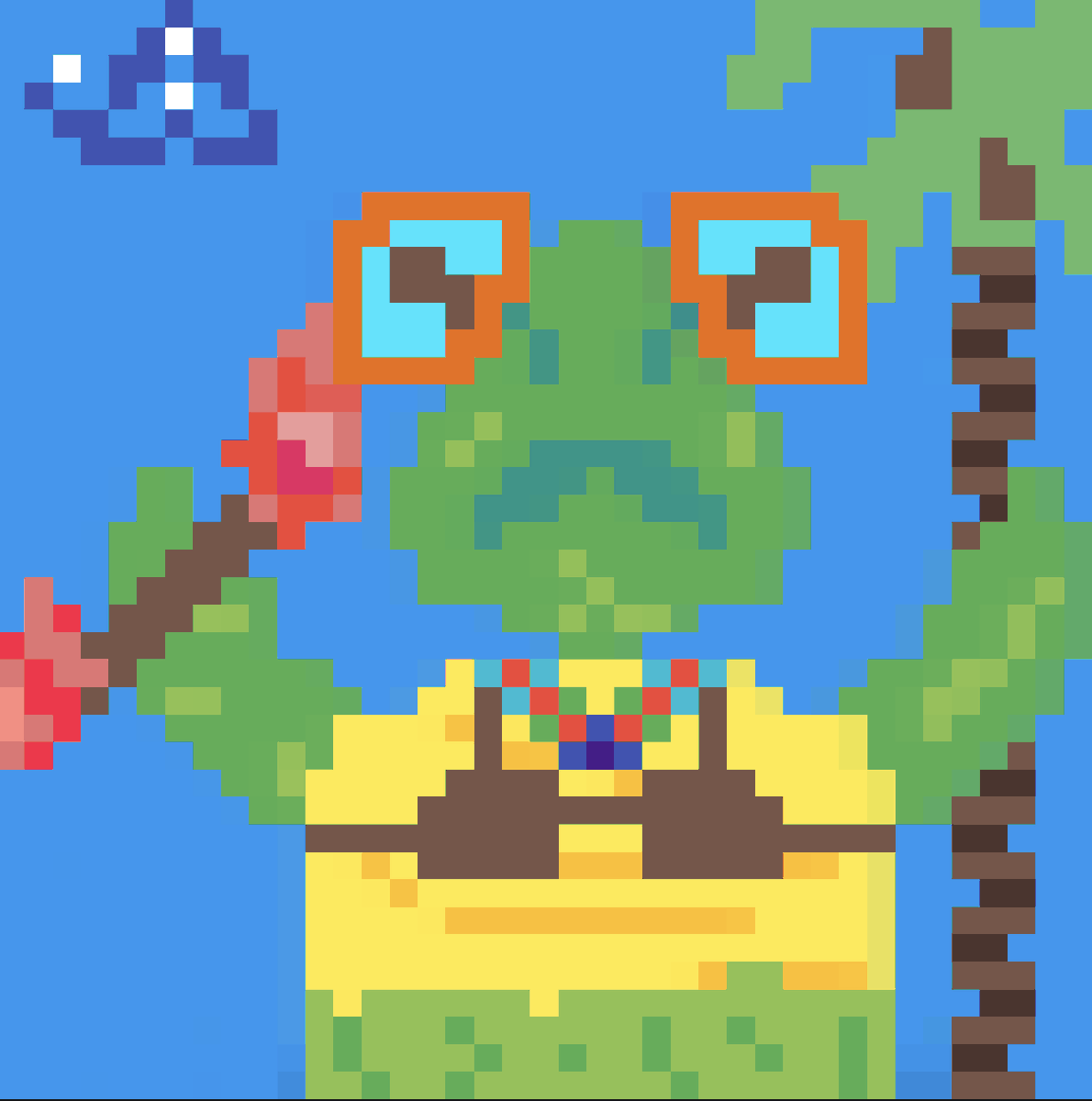 ExiomTurtle's tweet image. Exiom Turtle Collection are 13 unique turtles that have been hand pixelized!