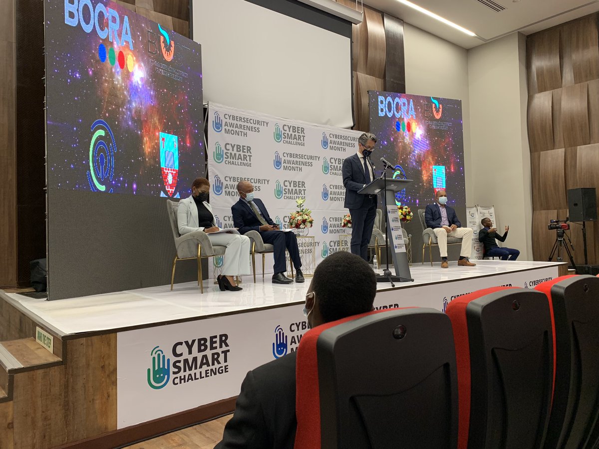 careercoachbw's tweet image. BOTSWANA CYBER WEEK COMMEMORATION: “Building cyber resilience in the times of uncertainty: lessons from covid- 19 pandemic” #CyberWeek2021 (event live-streamed on Ministry of Transport &amp;amp; Communications - Botswana Facebook page 26 - 28 October 2022) #CyberSmart