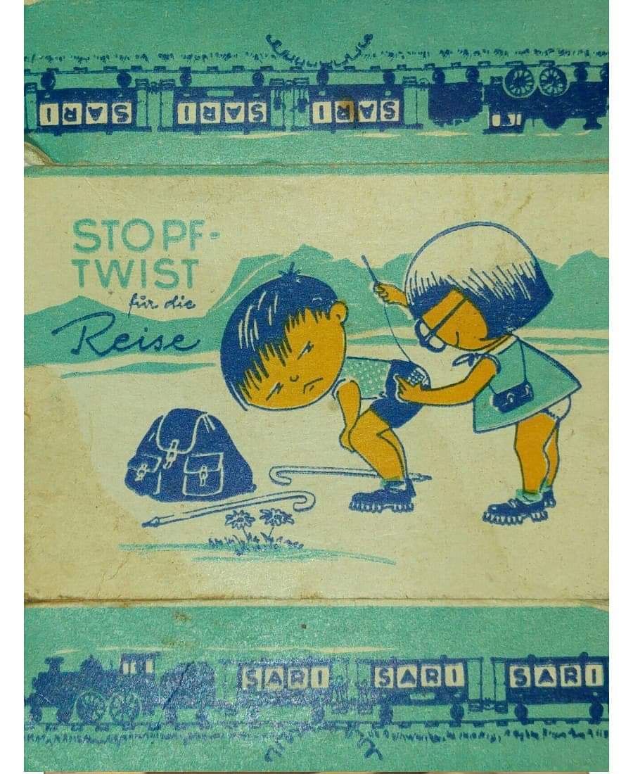 DDR_Reklame's tweet photo. SARI Baumwoll-Haushaltsgarn stammt von der VEB Zwirnerei Sachsenring Glauchau. Diese wurde 1971 gegründet und bestand aus 50 Einzelwerken mit 14.800 Arbeitnehmern.#SARI #Zwirn #Garn #Baumwolle #Strickgarn #stricken #nähen #stopfen #Glauchau #Plaue #DDR #GDR #Ostalgie #EastGermany https://t.co/qX1JA8oGzH