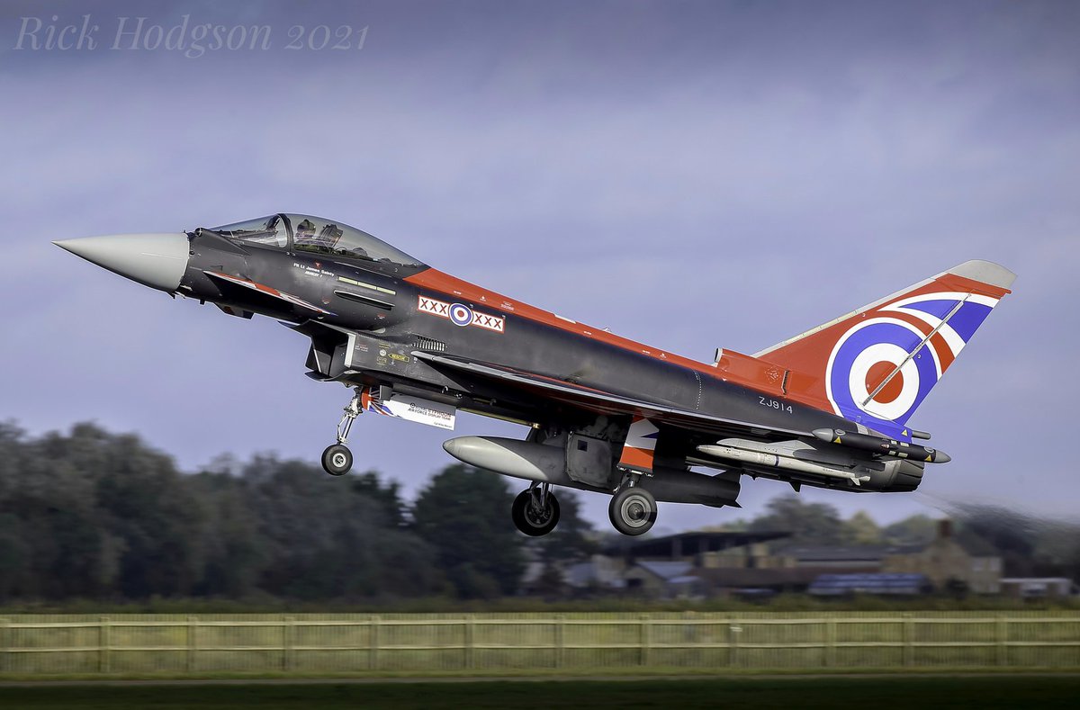 RickHodgson9's tweet photo. Finally managed to shoot ZJ914 aka "Blackjack" in some lovely winter light over at RAF Coningsby yesterday 👍 https://t.co/Z7bHlq3rJH