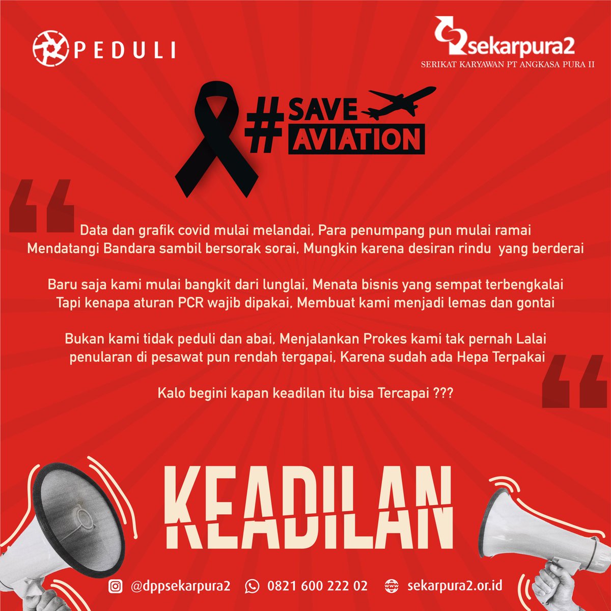 _catur's tweet photo. Kita juga pengen cari makan, kita tidak mengharapkan bansos. Mau sampai kapan kaya gini Pak @jokowi ? Kita vaksin juga sudah pak, tolong lah pak.
#saveaviation https://t.co/xKMt90zN4O